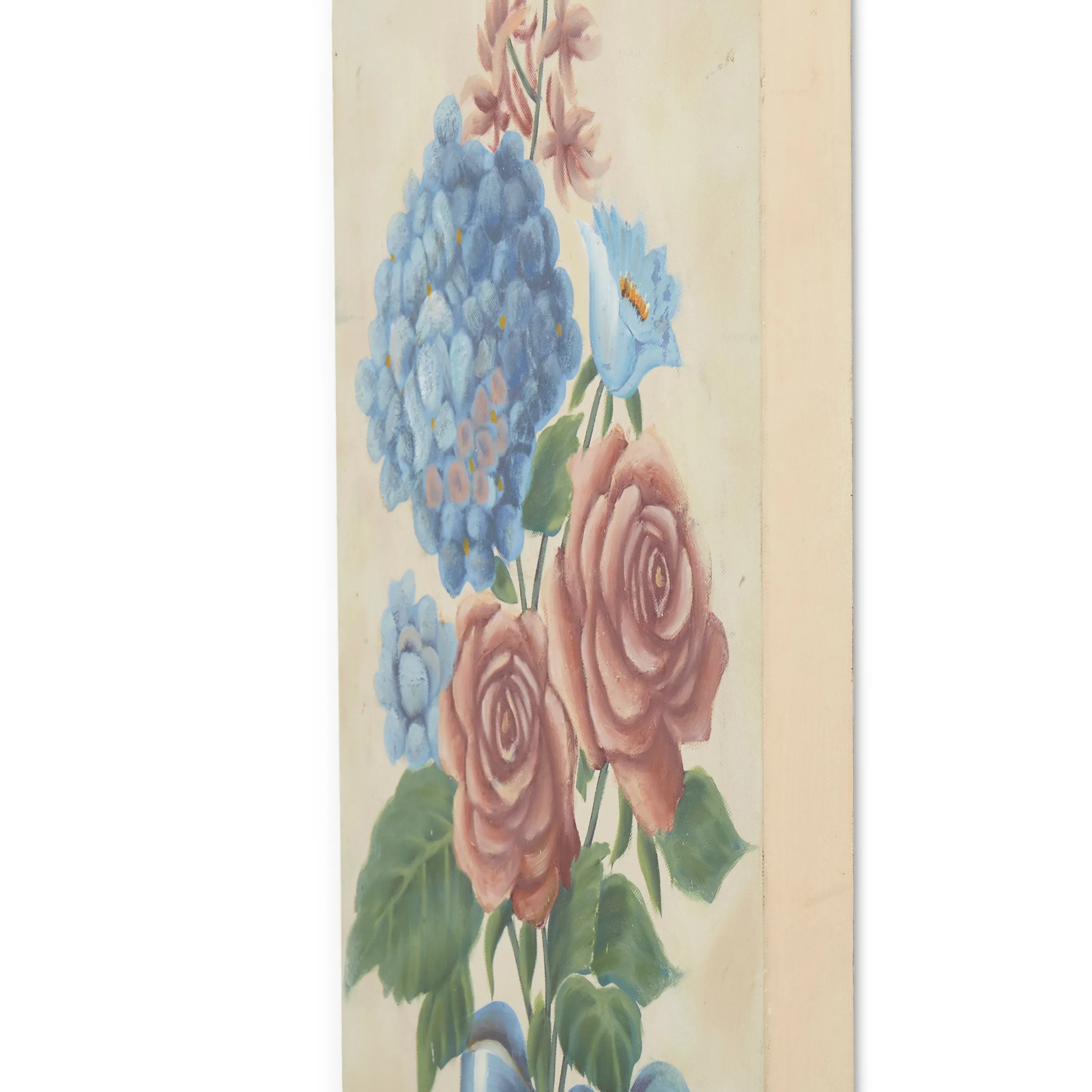 0.098 Bouquet of Flowers With Blue Ribbon A (A D)