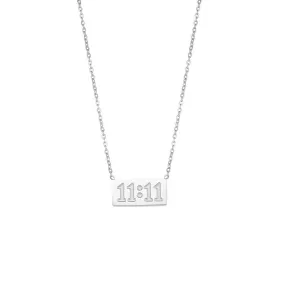 11:11 Make a Wish Silver Necklace