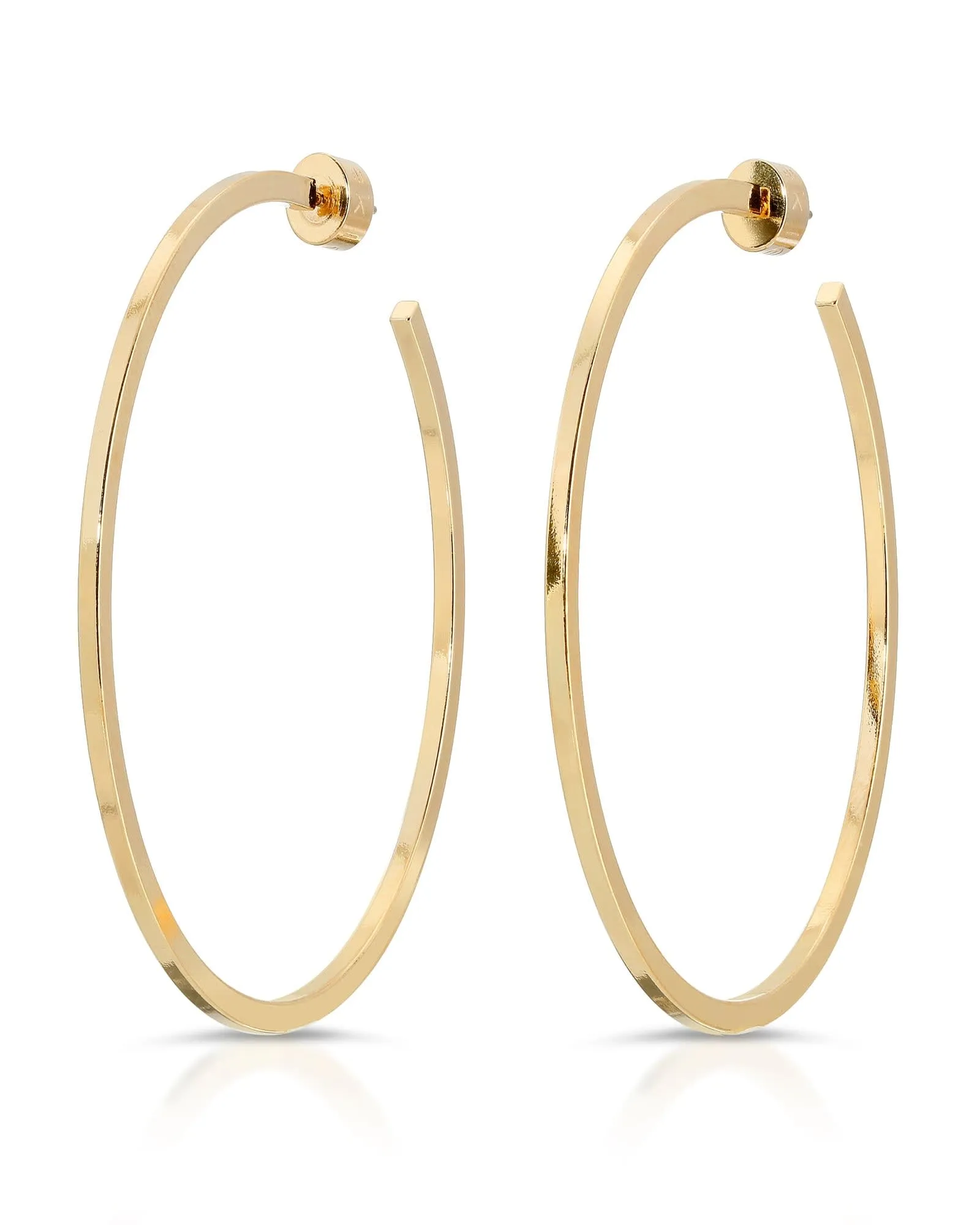 2" Ava Hoops Gold | Gold