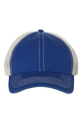 47 Brand Mens Trawler Snapback Hat - Royal Blue/Stone - NEW