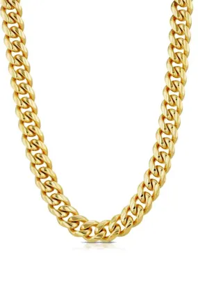 8Mm Gold Miami Cuban Chain 26 Inches