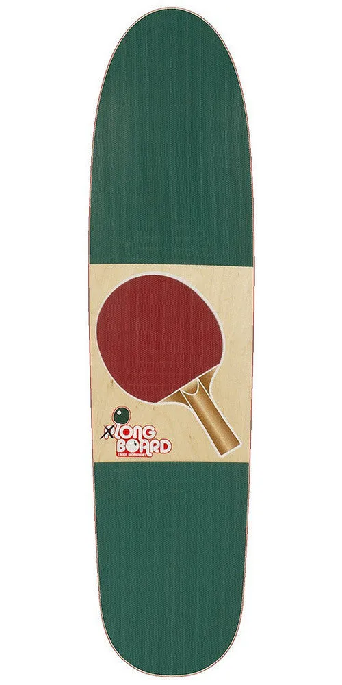 Alien Workshop Pong Pusher 2 Complete Skateboard - 9in x 39in - Red/White/Blue - Longboard