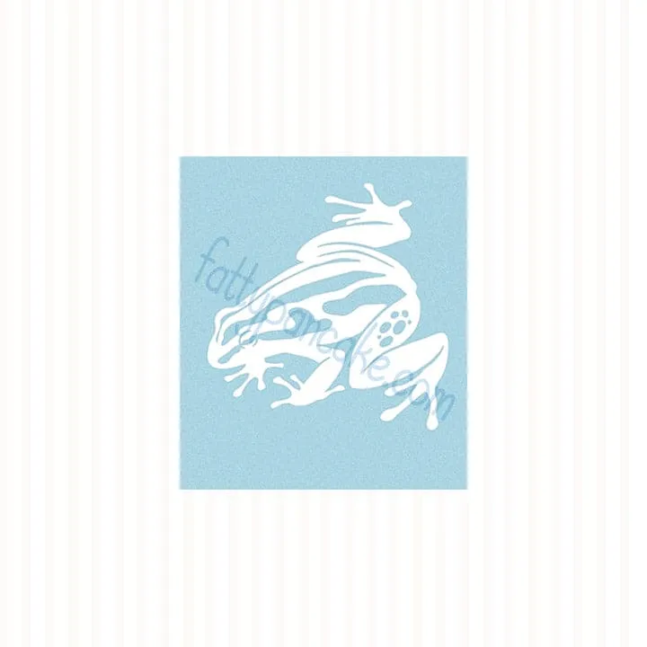 Amazonian Poison Dart Frog Decal, Waterproof Vinyl Decal, Cute Amphibian Gift