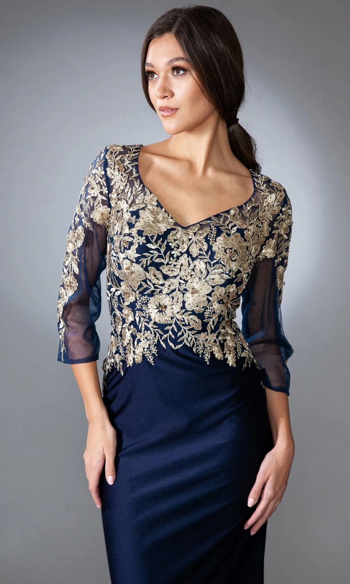 Amelia Couture Long Formal Dress 7039