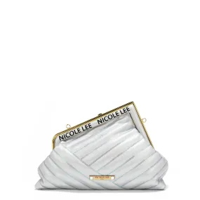 ANGLE SEQUIN CLUTCH