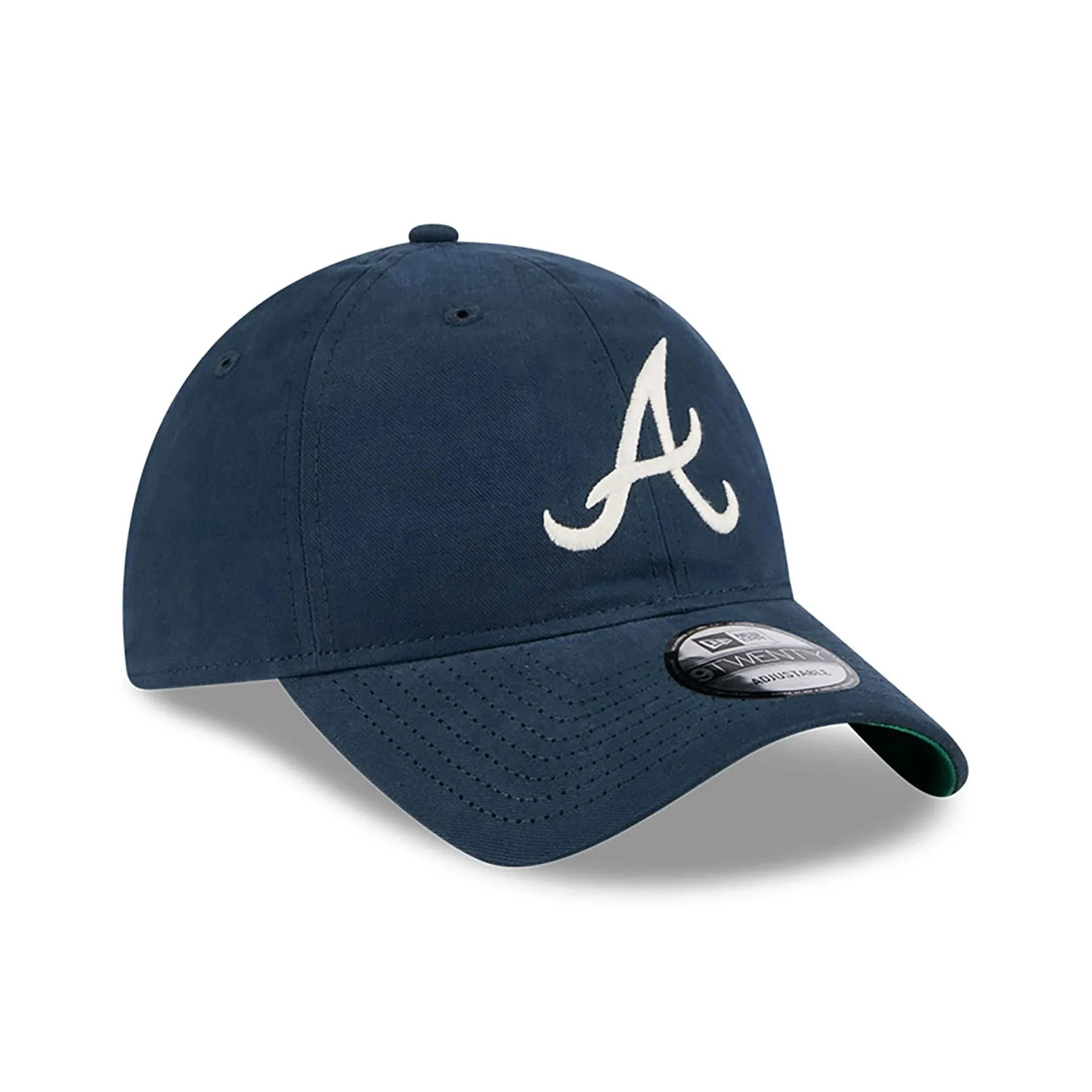 Atlanta Braves Vintage Navy 9TWENTY Adjustable Cap