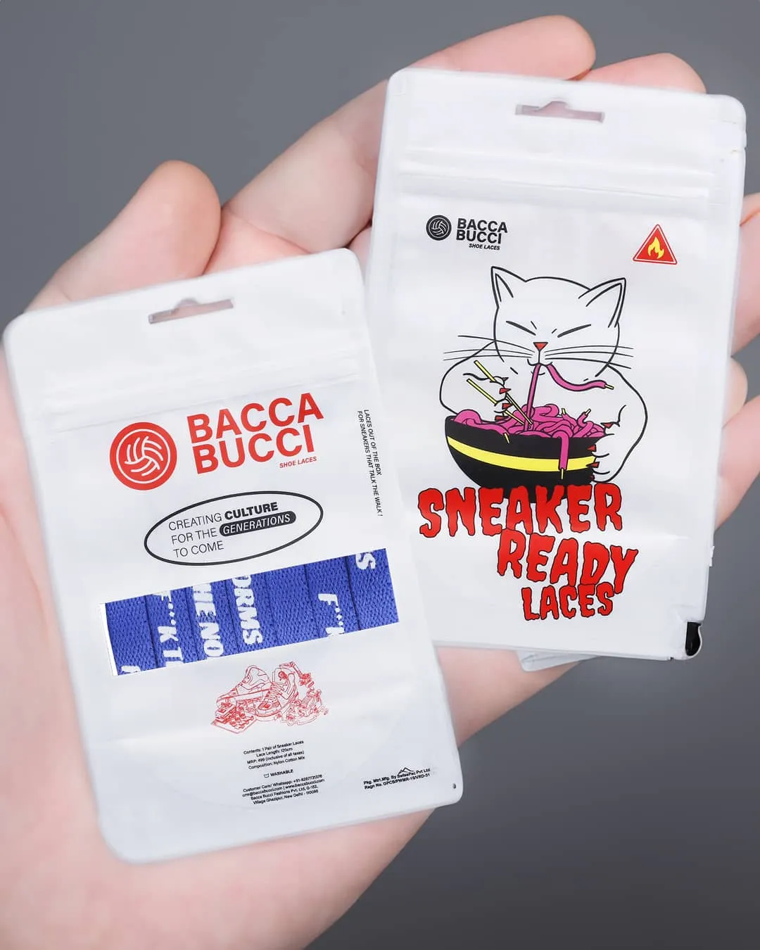 Bacca Bucci F***K THE NORMS Sneaker Laces