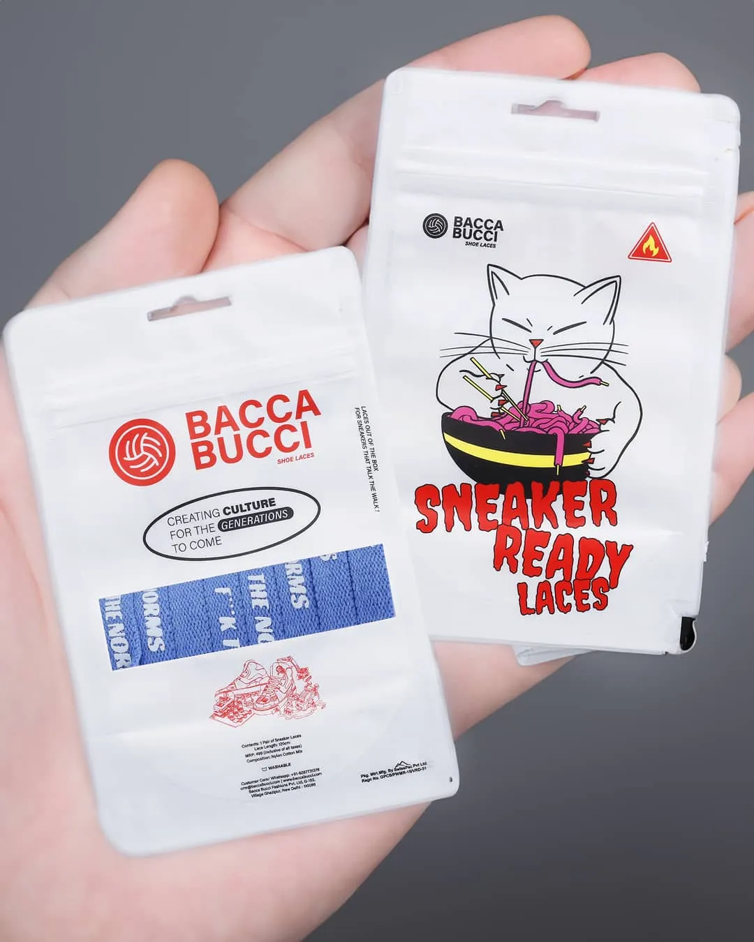 Bacca Bucci F***K THE NORMS Sneaker Laces