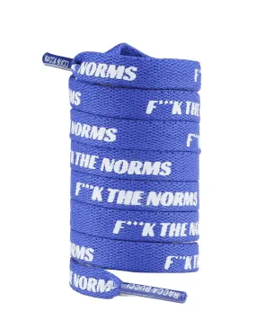 Bacca Bucci F***K THE NORMS Sneaker Laces