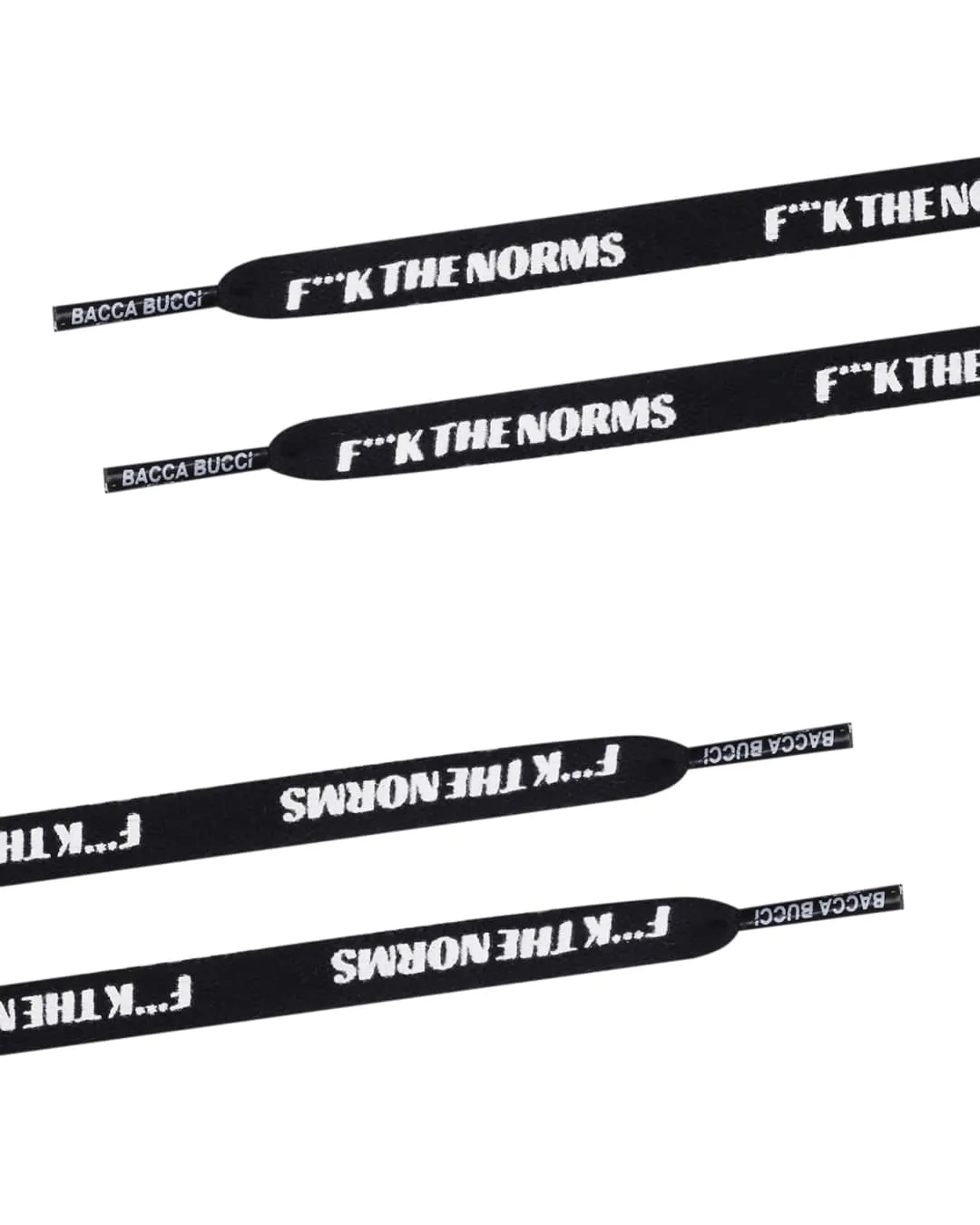 Bacca Bucci F***K THE NORMS Sneaker Laces
