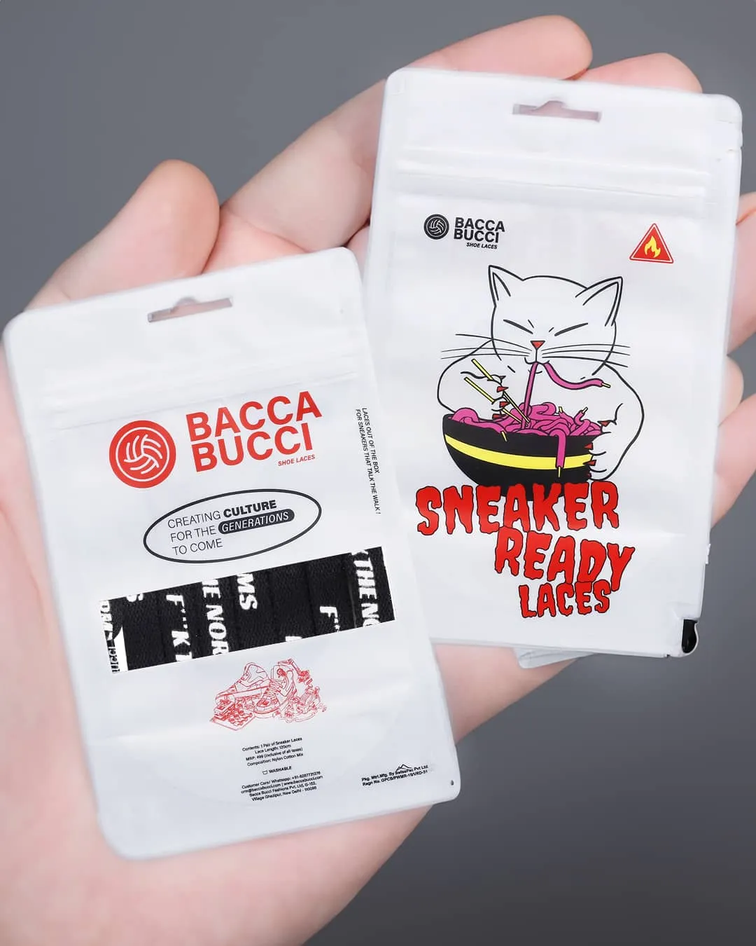 Bacca Bucci F***K THE NORMS Sneaker Laces