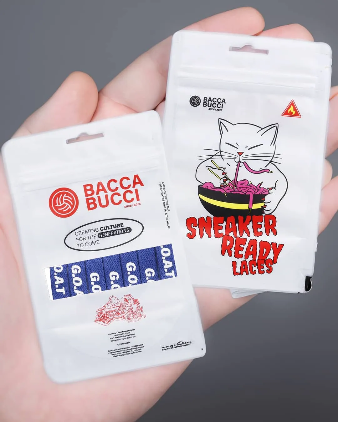 Bacca Bucci G.O.A.T Sneaker Laces