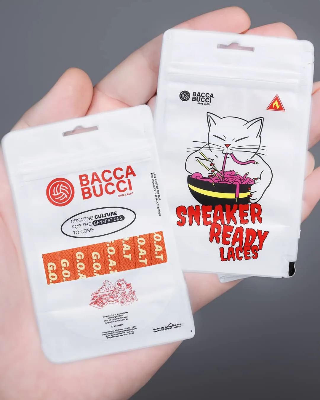 Bacca Bucci G.O.A.T Sneaker Laces