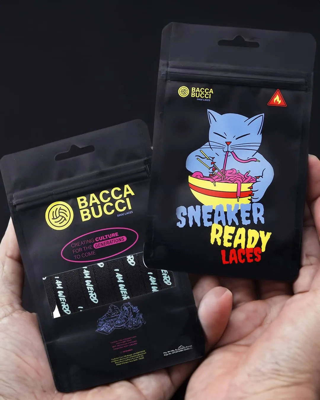 Bacca Bucci I AM WEIRD Sneaker Laces