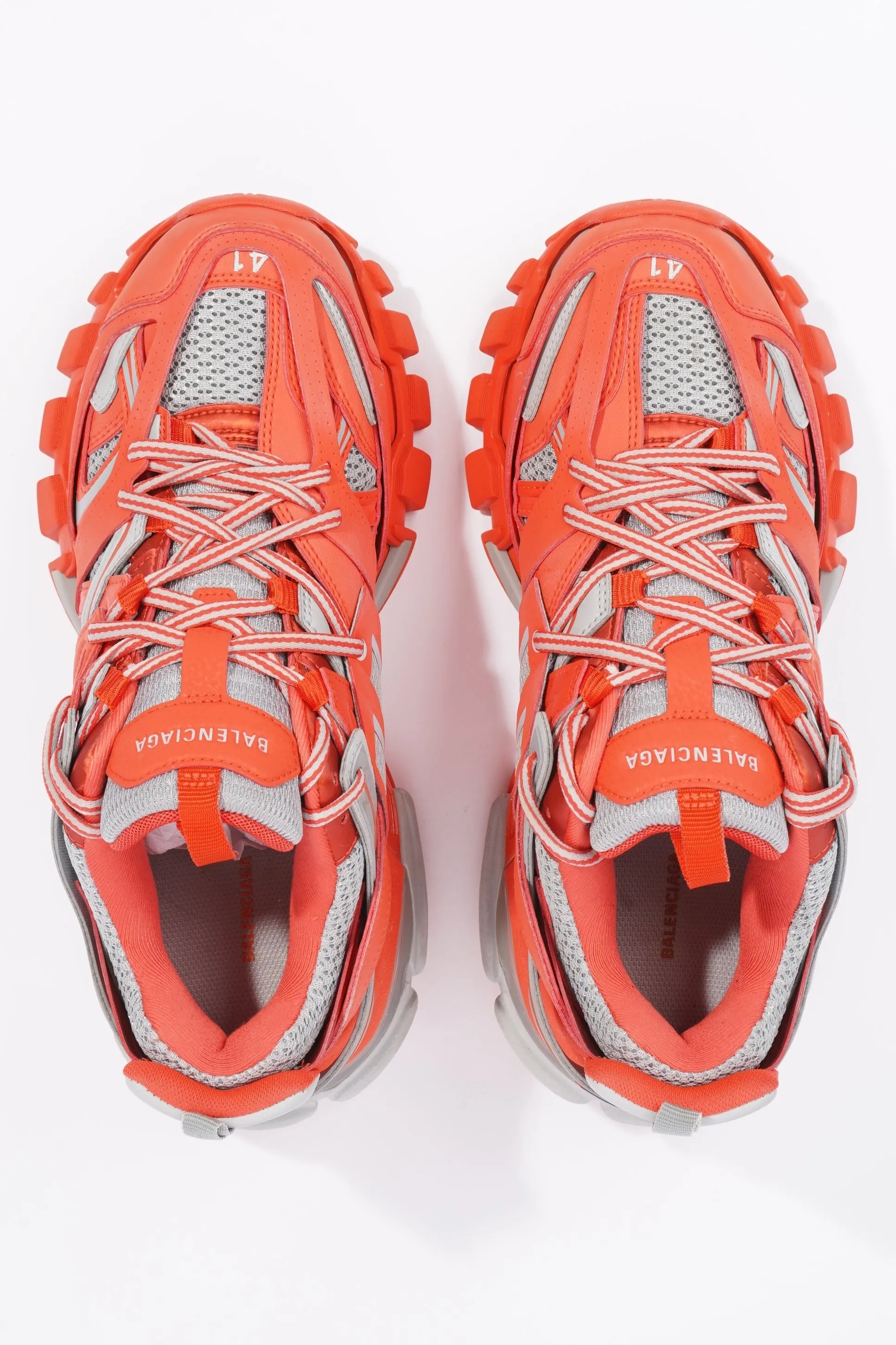Balenciaga Womens Track Orange / Slate Grey EU 41 / UK 8