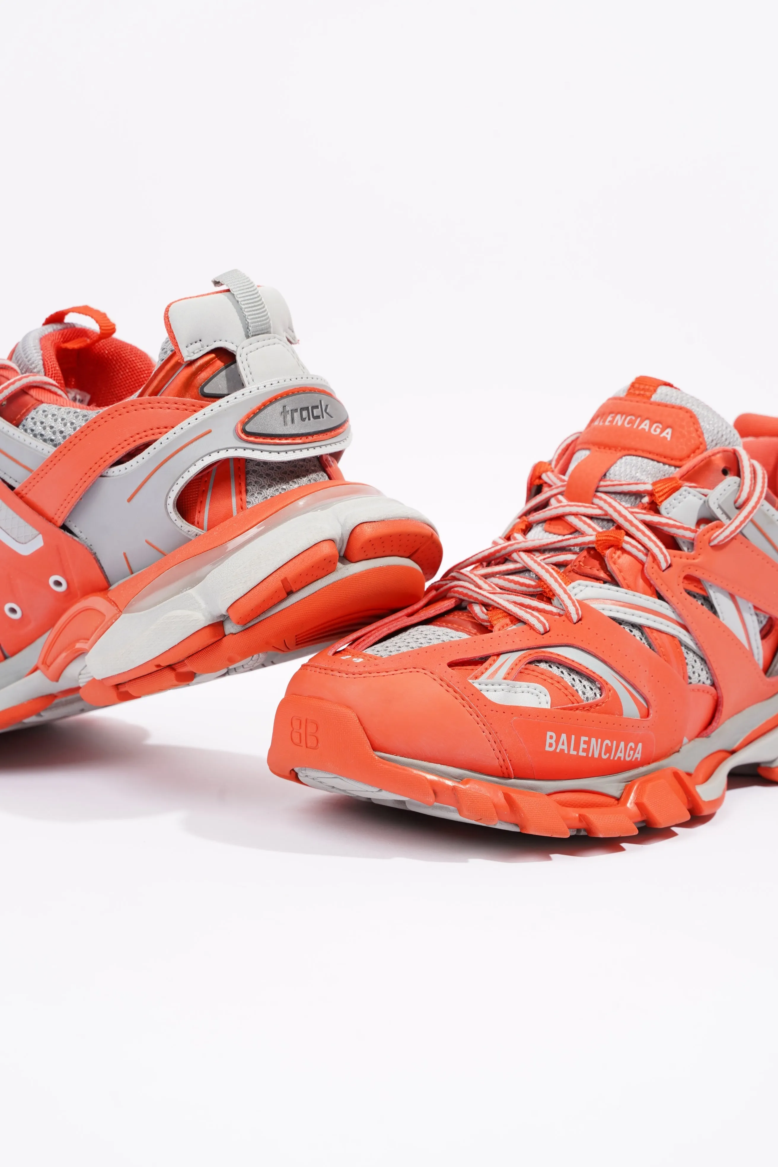 Balenciaga Womens Track Orange / Slate Grey EU 41 / UK 8