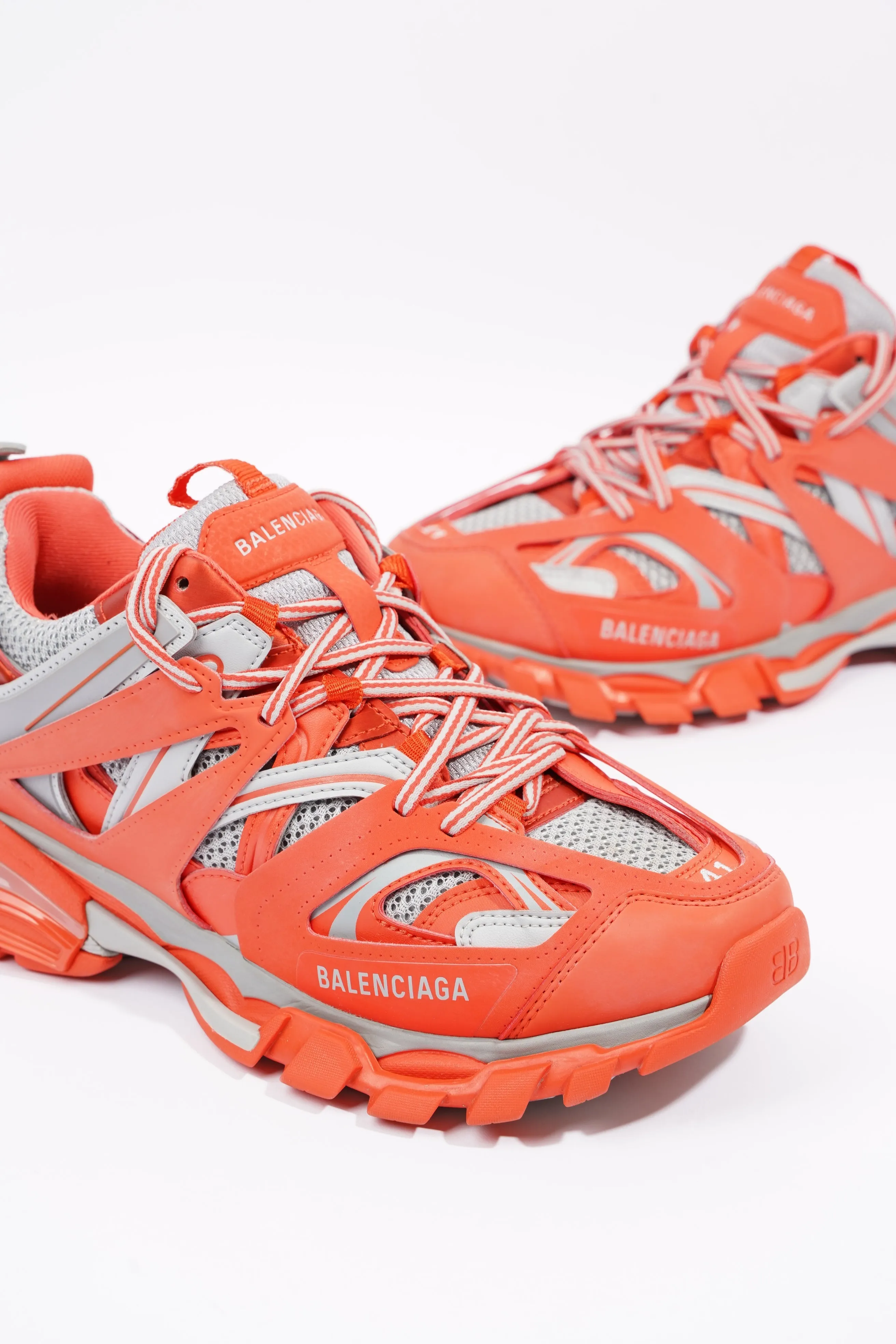 Balenciaga Womens Track Orange / Slate Grey EU 41 / UK 8