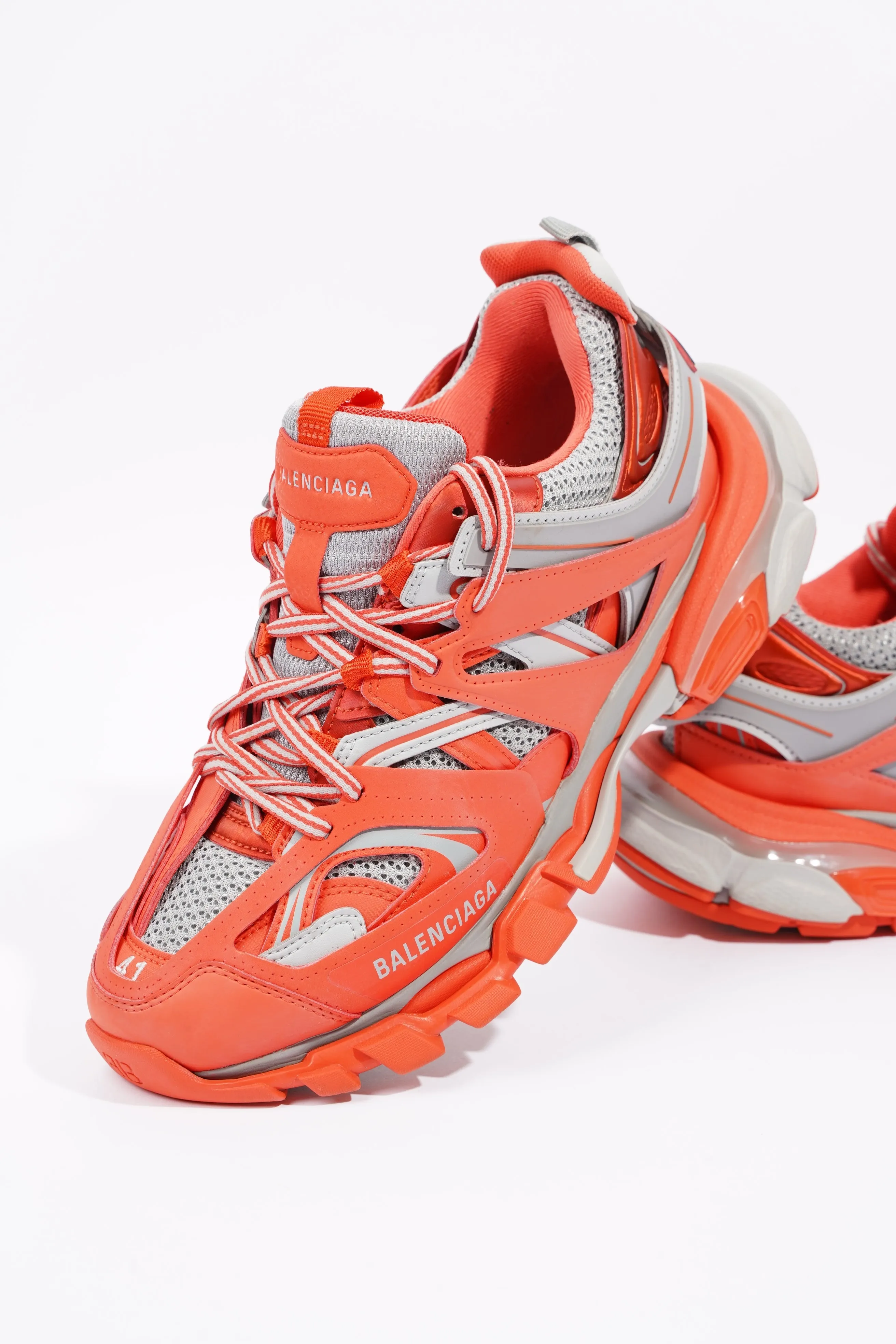 Balenciaga Womens Track Orange / Slate Grey EU 41 / UK 8