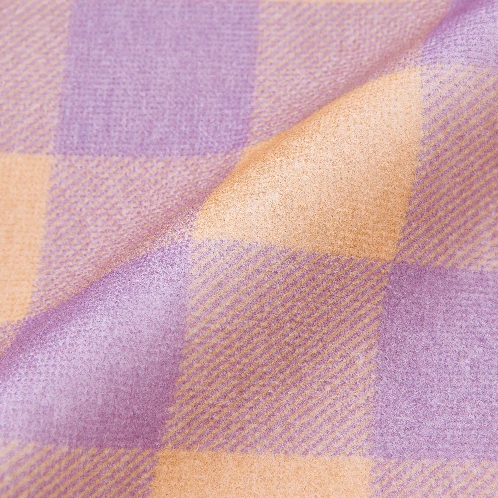 Ballot Antibacterial Deodorant Handkerchief Blockcheck Orange X Purple