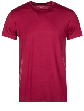 Basel Roundneck T-shirt Burgundy