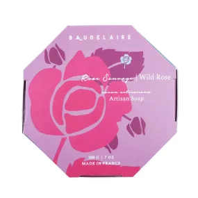 BAUDELAIRE - WILD ROSE 7OZ BOXED BATH BAR