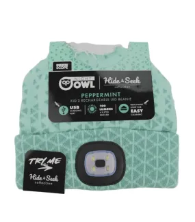 Beanie Hat   Night Owl Lighted Pepermint Kids  Ngtkhs-pm