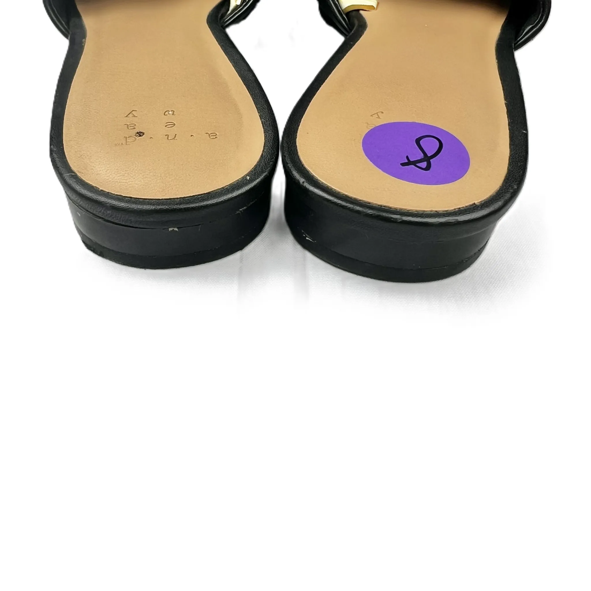 Black Shoes Flats By A New Day, Size: 8
