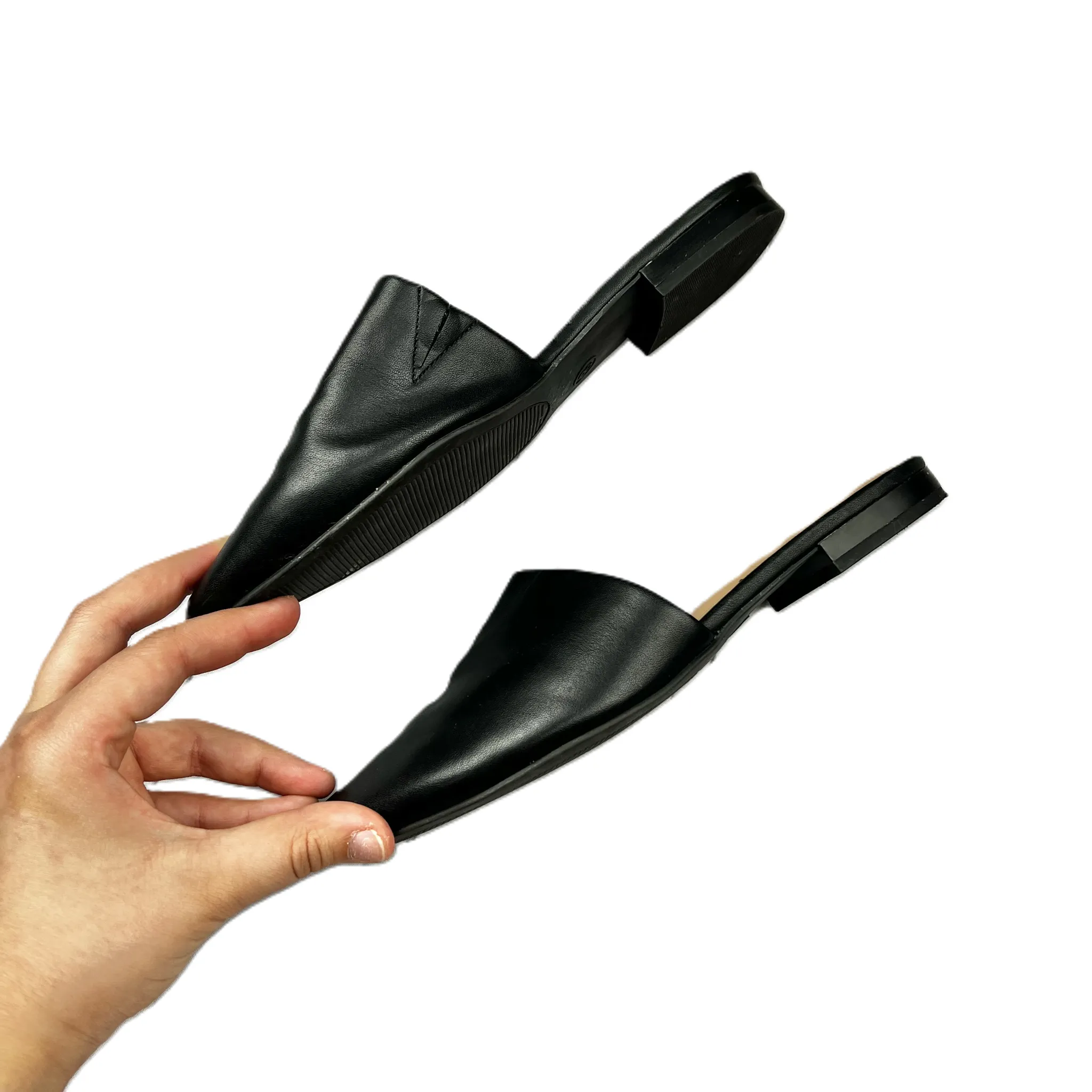 Black Shoes Flats By A New Day, Size: 8