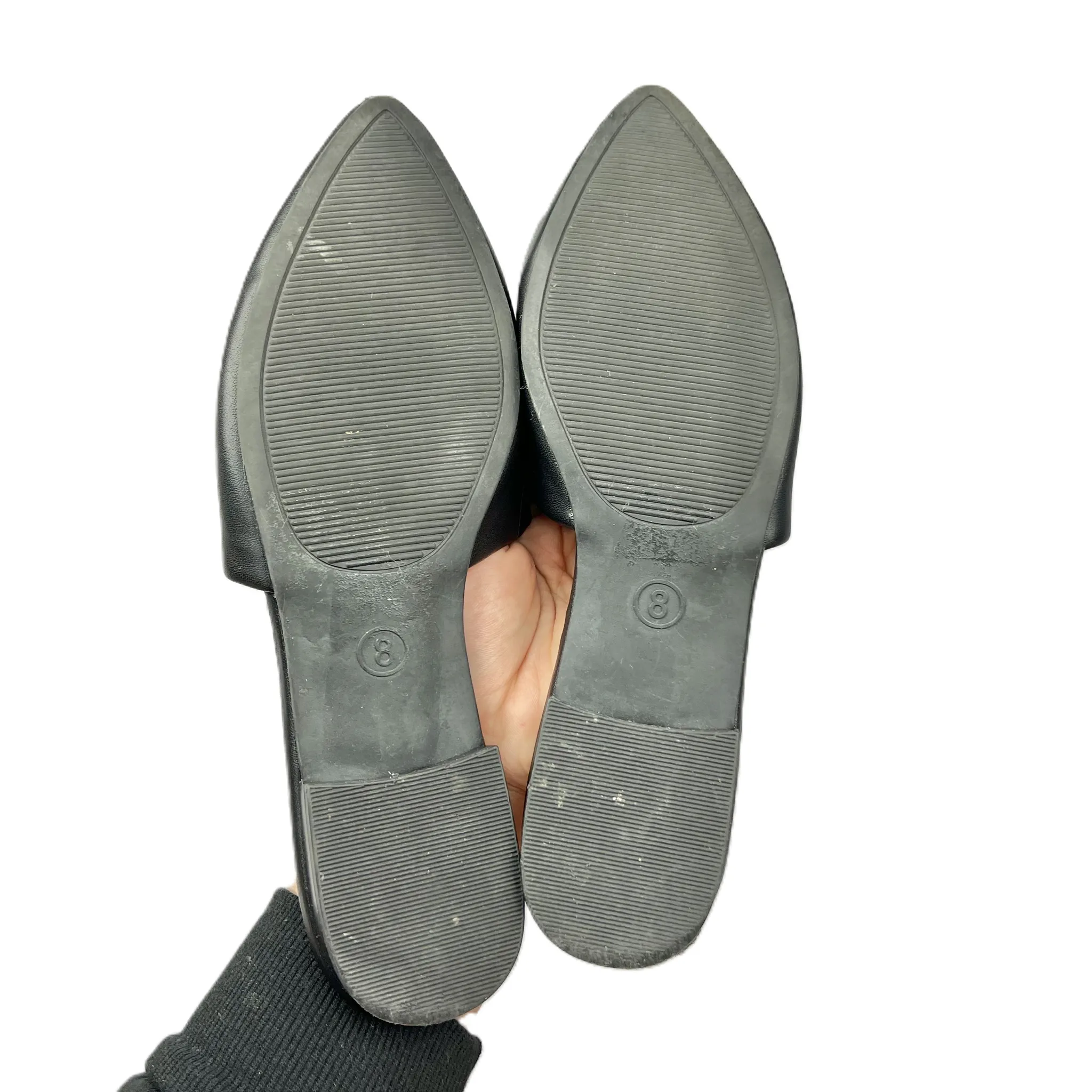 Black Shoes Flats By A New Day, Size: 8
