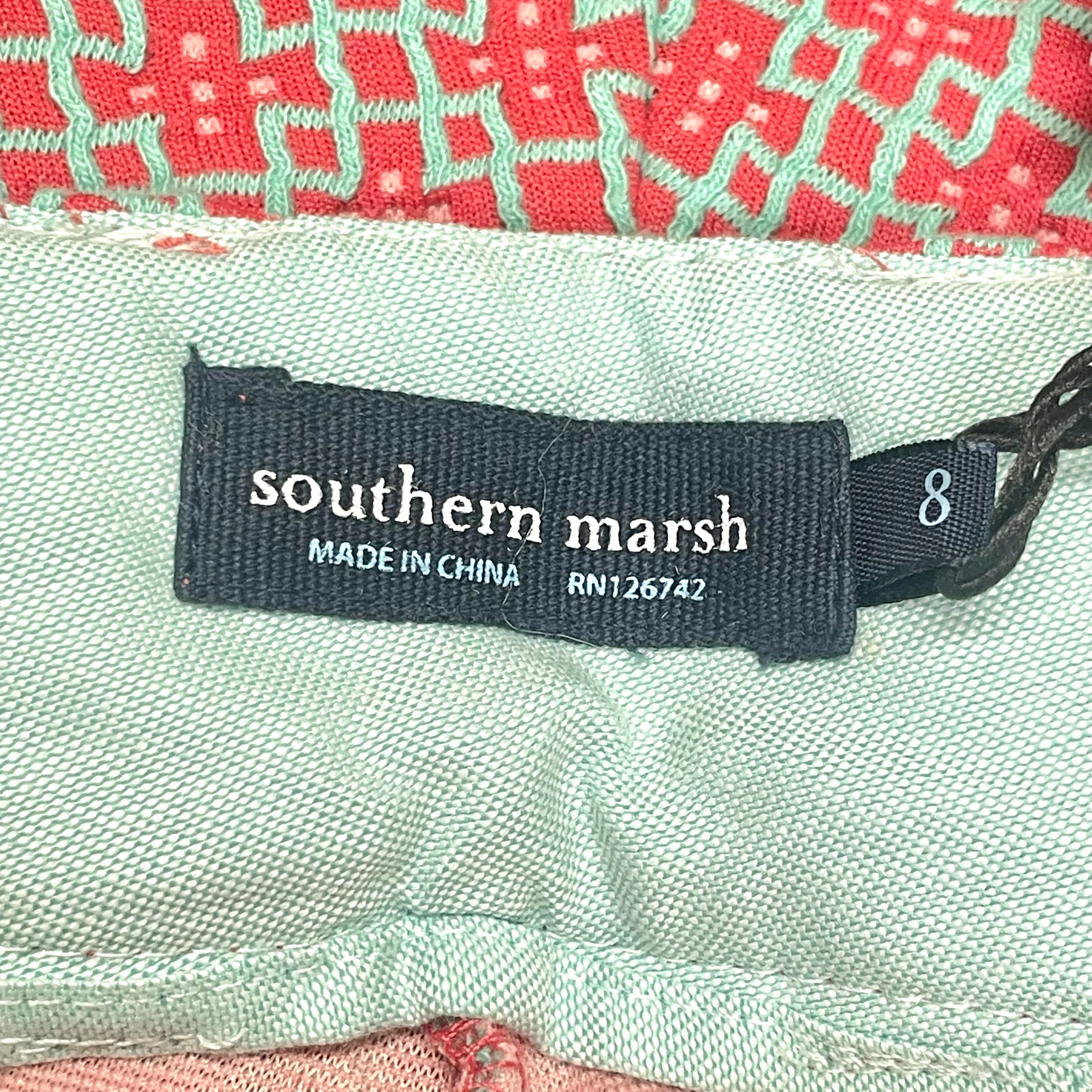 Blue & Red Shorts By Southern Marsh, Size: 8