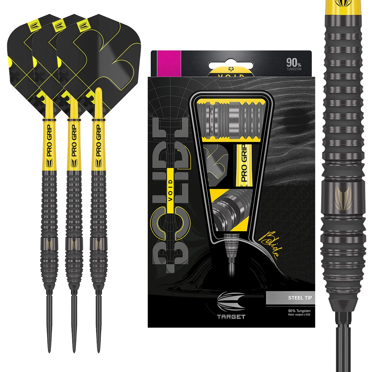 Bolide Void 03 90% Tungsten SP Steel Tip Darts by Target