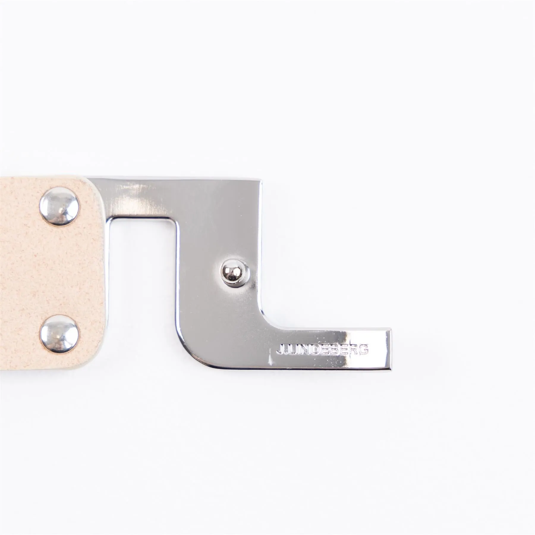 Bridger Nubuck Leather Belt Moonbeam - AW24