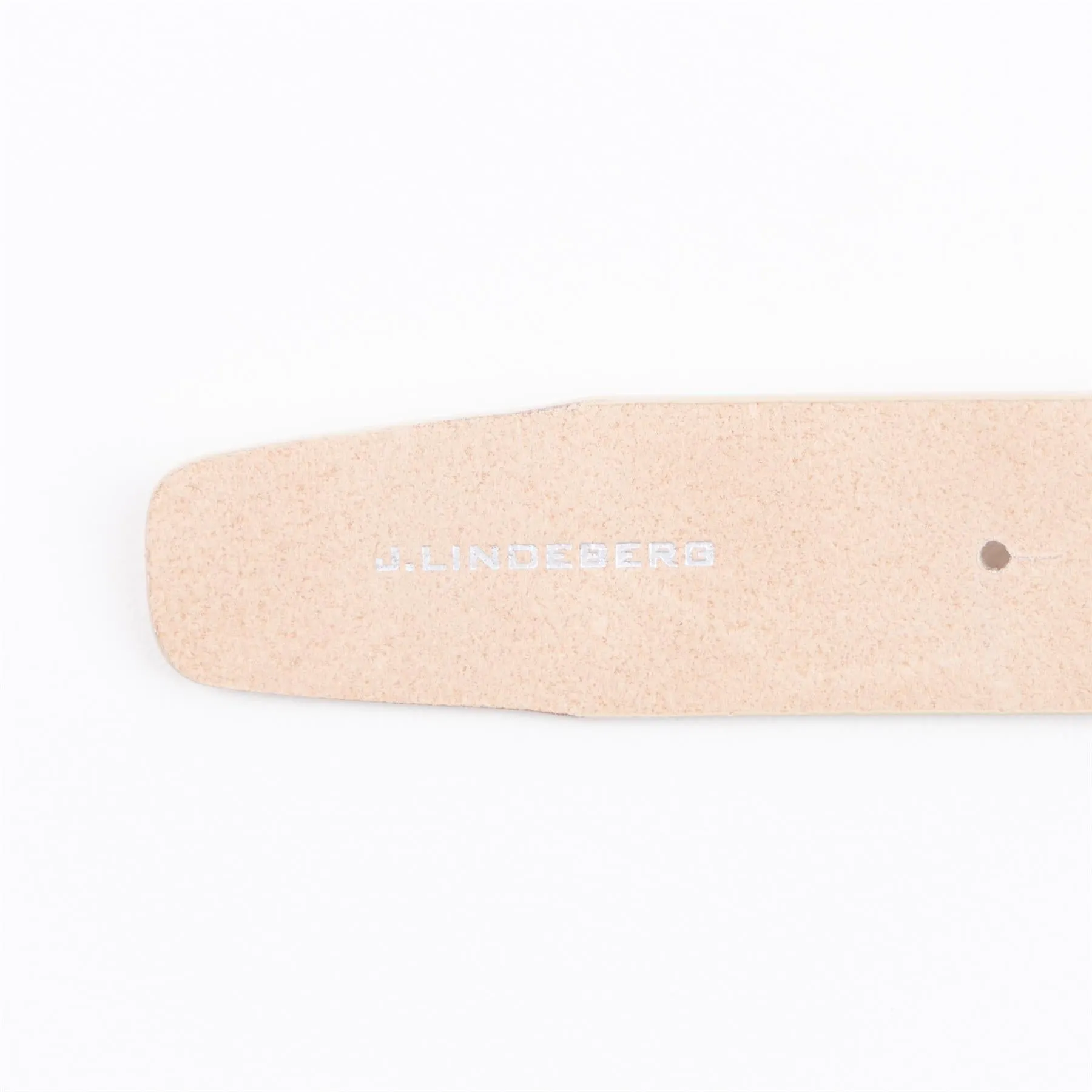 Bridger Nubuck Leather Belt Moonbeam - AW24