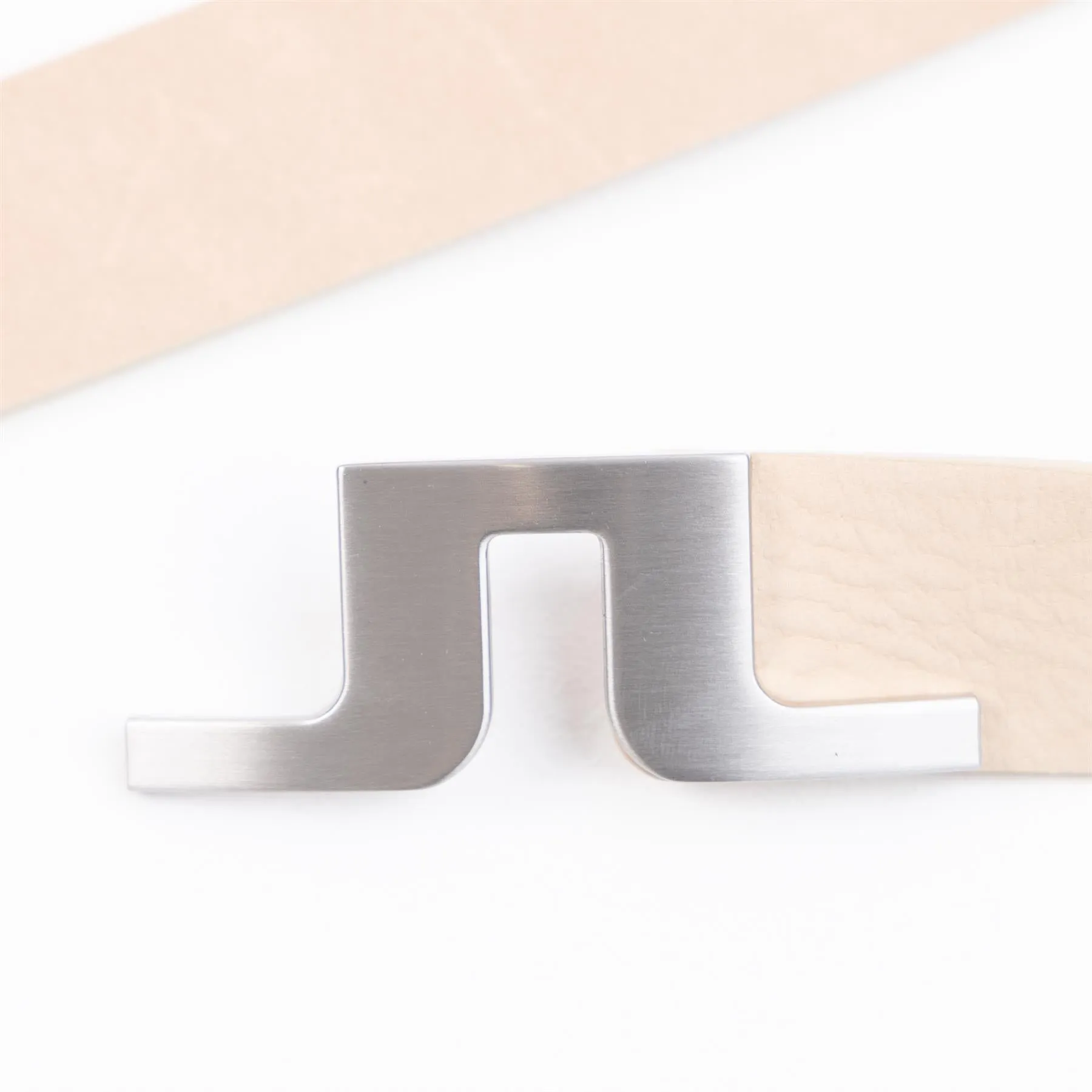 Bridger Nubuck Leather Belt Moonbeam - AW24