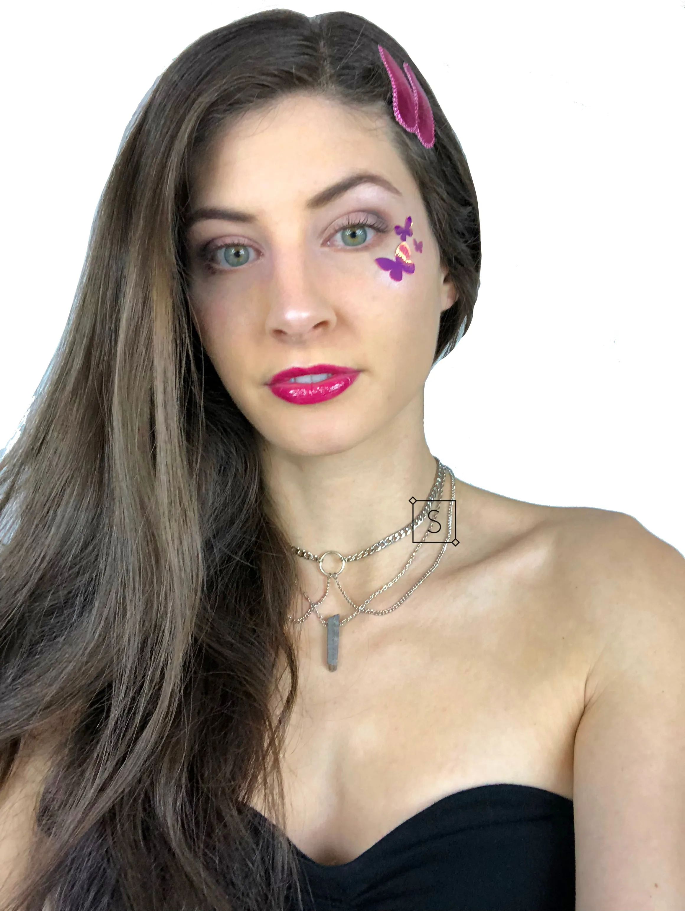Butterfly Body & Face Stickers