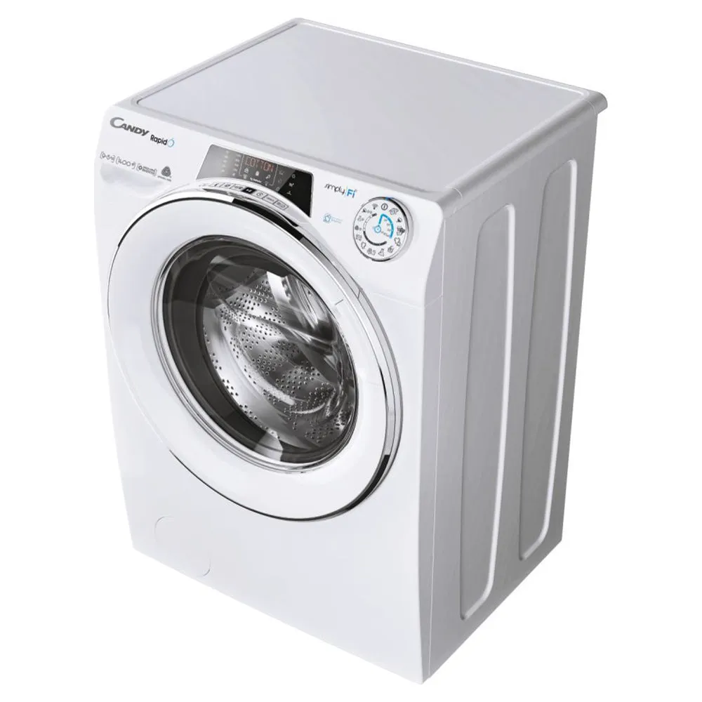 Candy 9KG/5KG 1400 Spin Freestanding Washer Dryer - White | ROW4956DWMCE-80