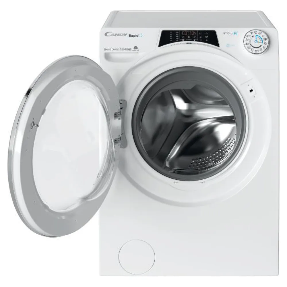 Candy 9KG/5KG 1400 Spin Freestanding Washer Dryer - White | ROW4956DWMCE-80