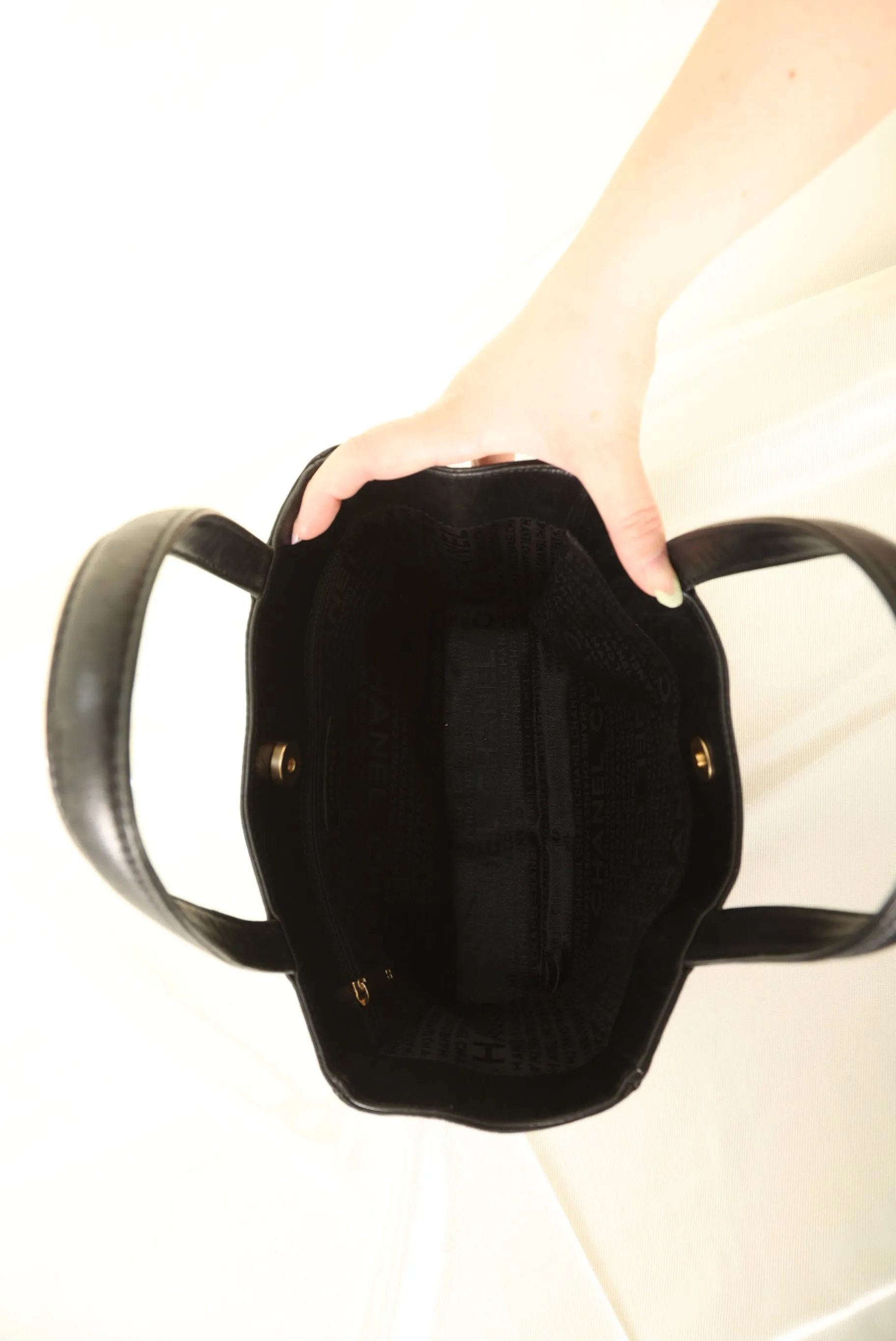 Chanel Chocolate Bar Tote Bag