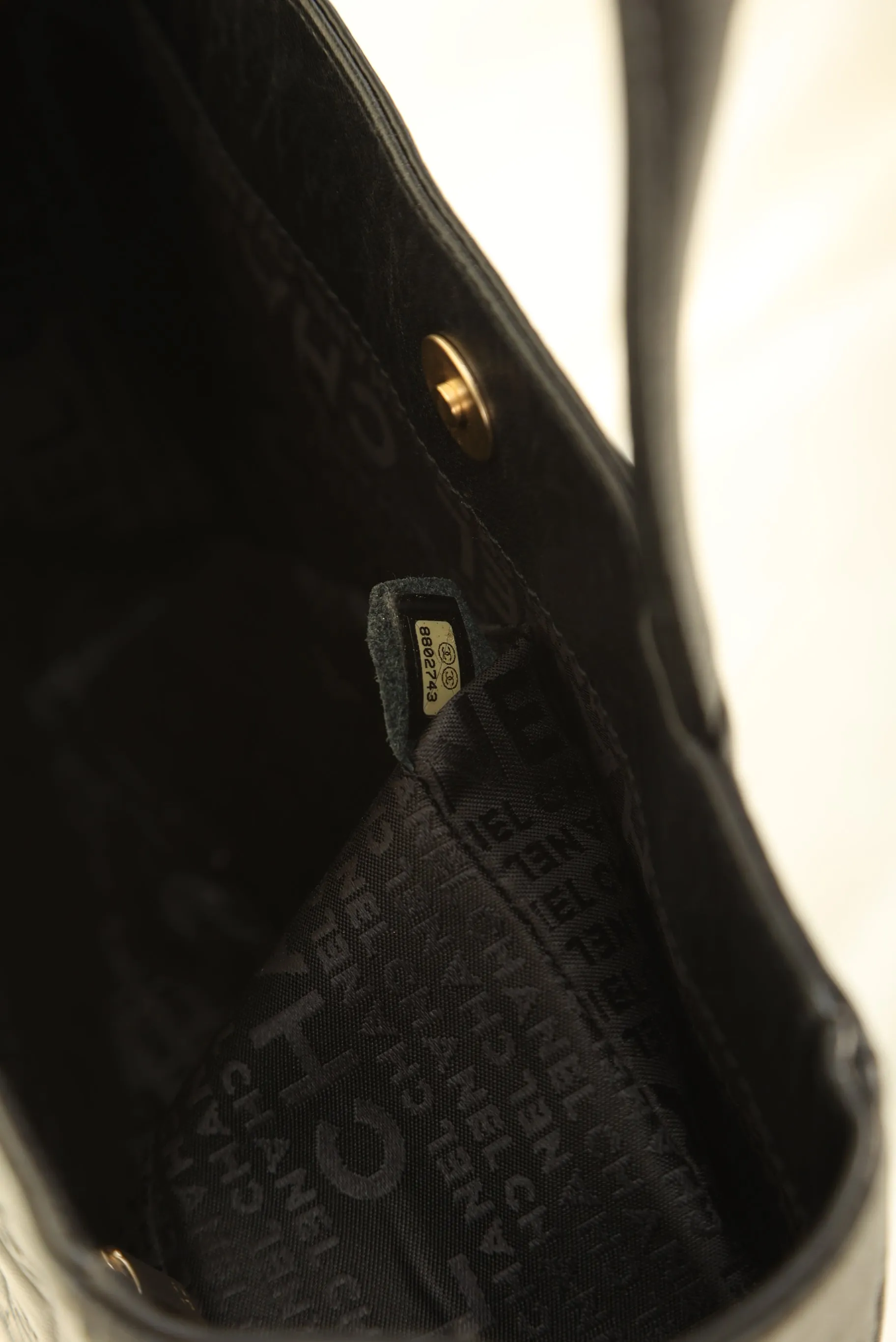 Chanel Chocolate Bar Tote Bag