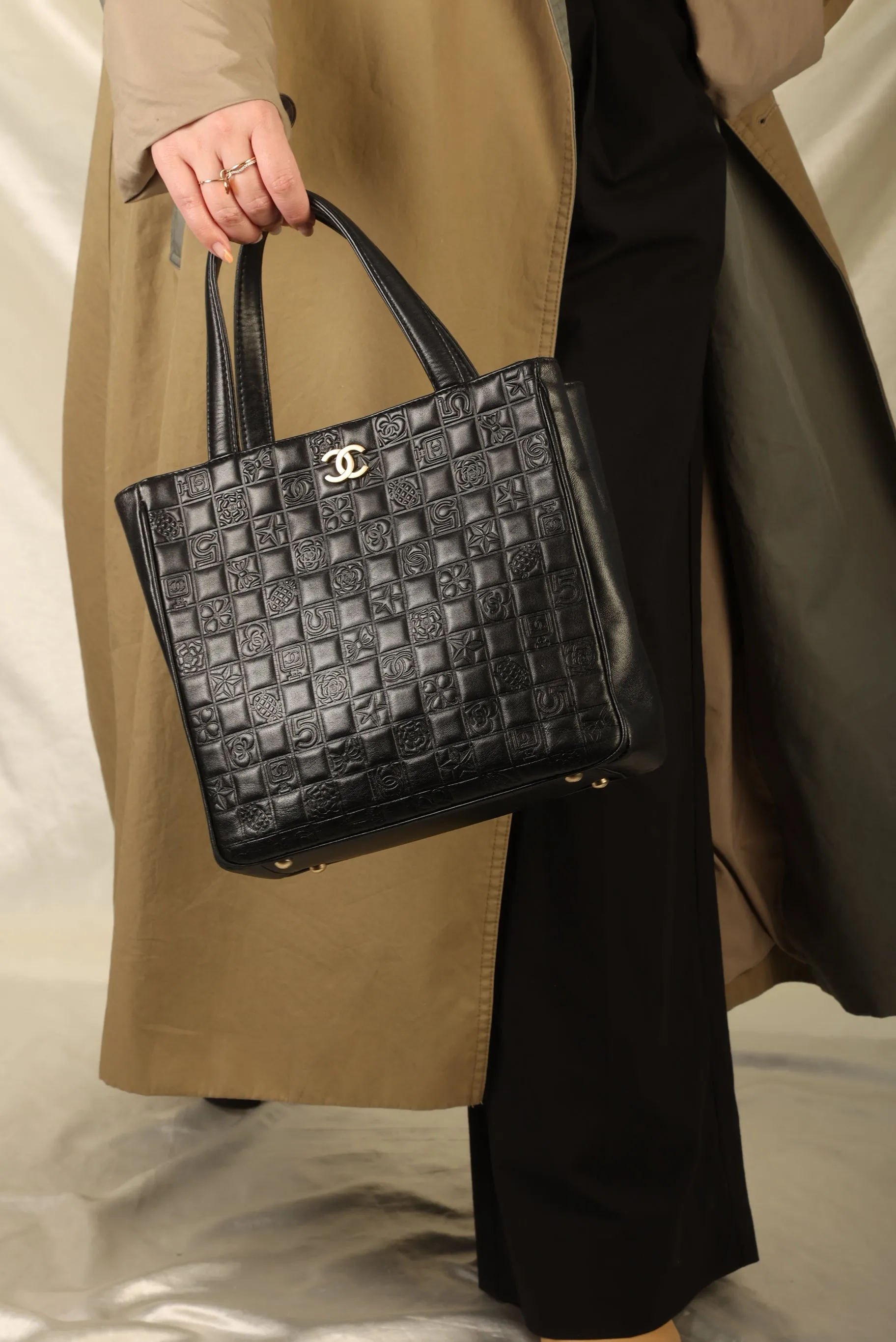 Chanel Chocolate Bar Tote Bag