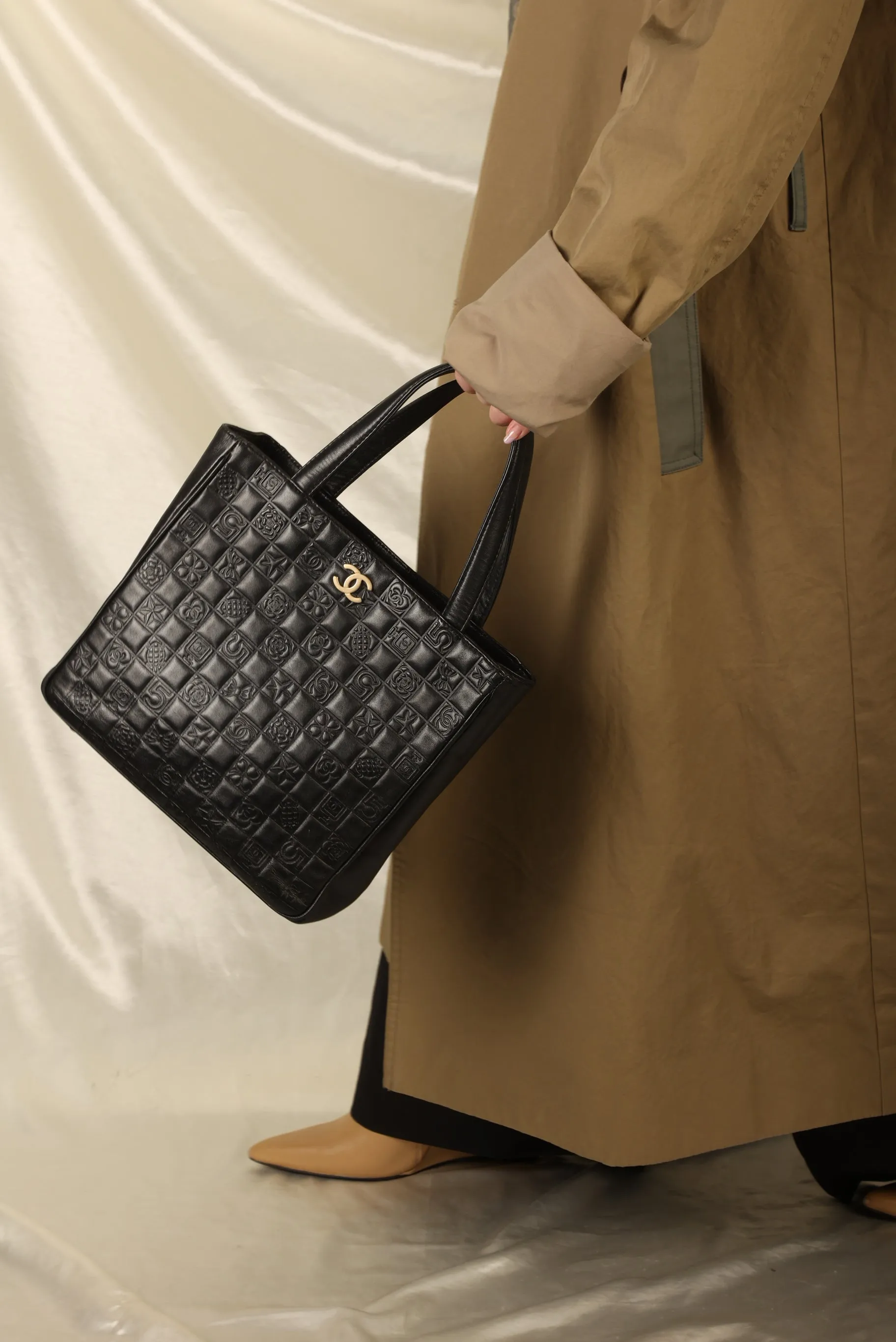 Chanel Chocolate Bar Tote Bag