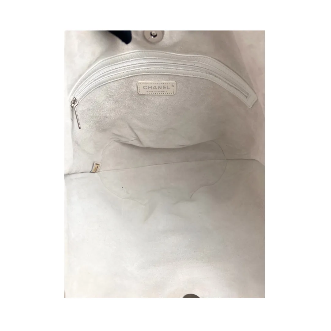 Chanel White Droplet Hobo