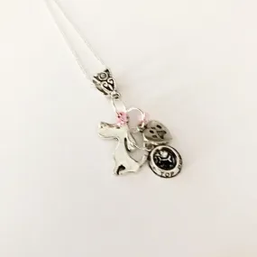 Charm necklace/Love my dog!