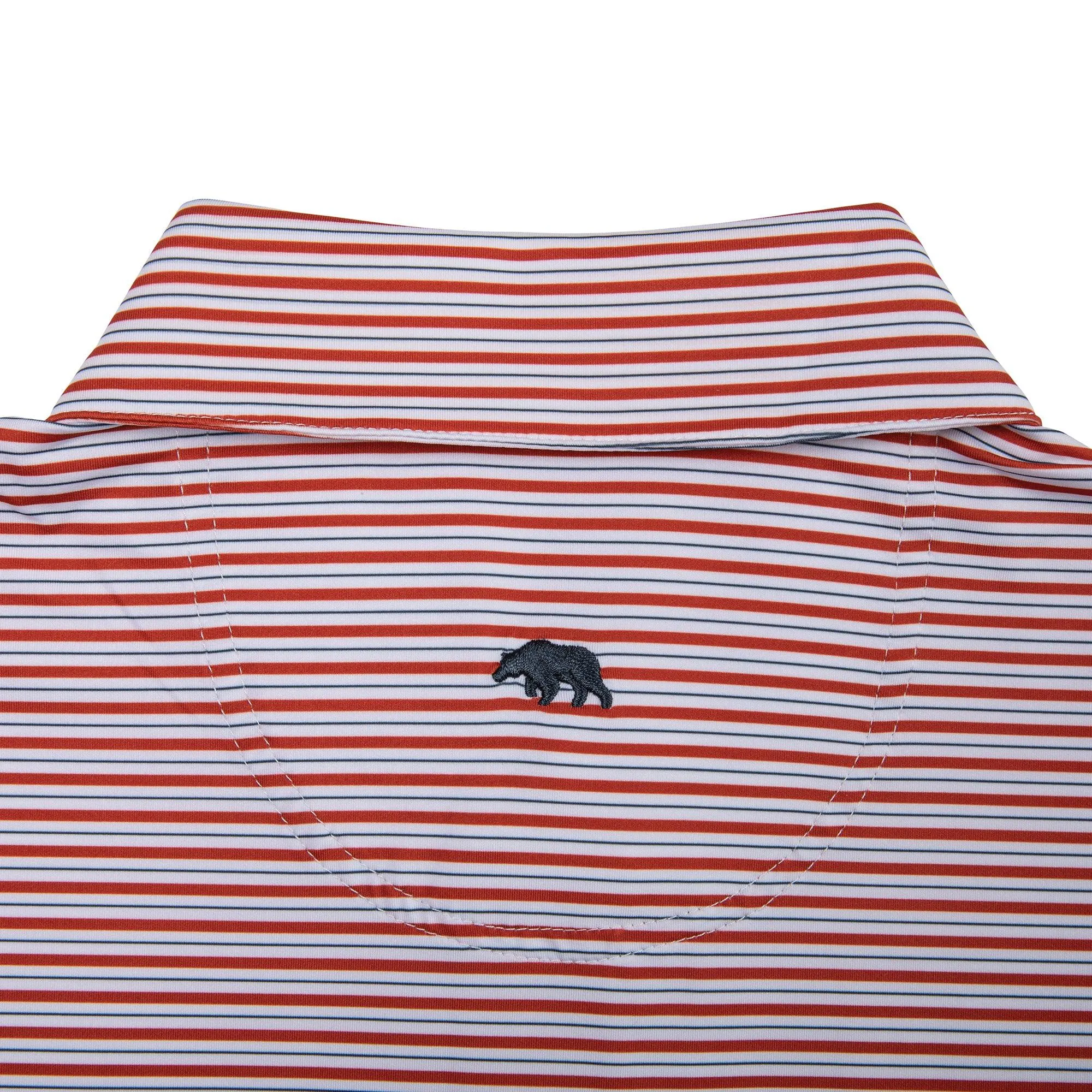 Condor Stripe Performance Polo - Autumn Glaze