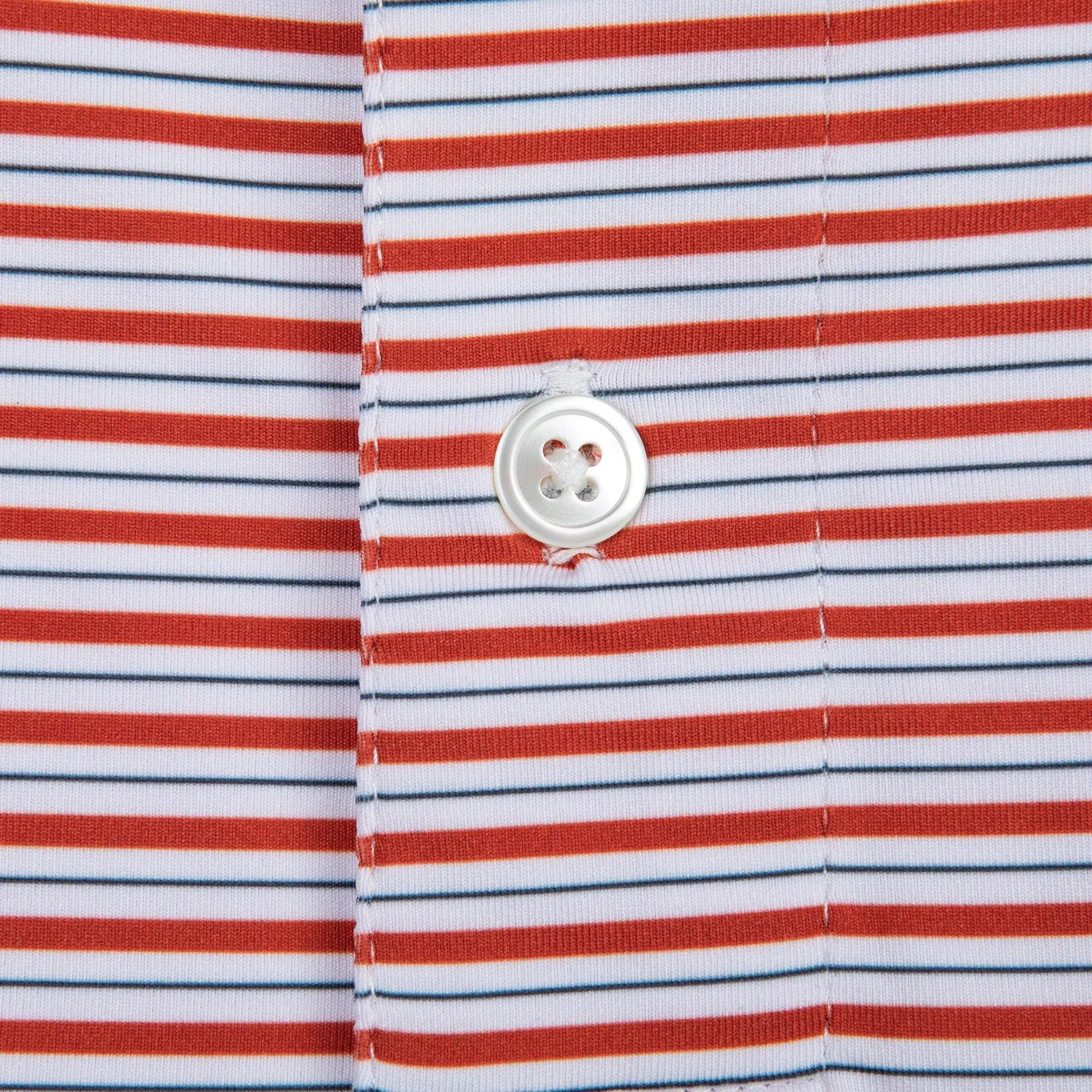 Condor Stripe Performance Polo - Autumn Glaze