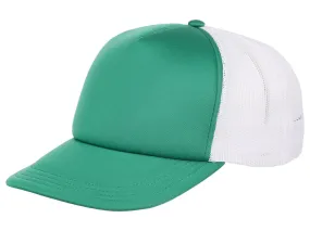 Crowns By Lids Screen Foam Trucker Cap - White/Green