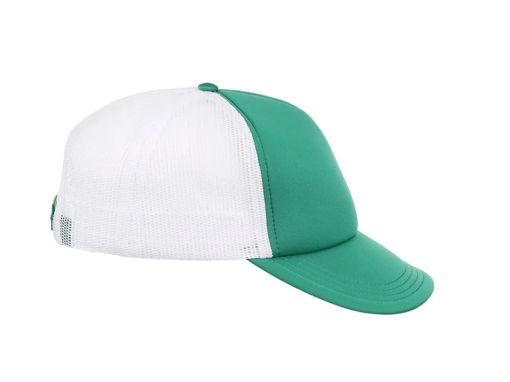Crowns By Lids Screen Foam Trucker Cap - White/Green