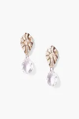 Crystal and Silver Masquerade Earrings