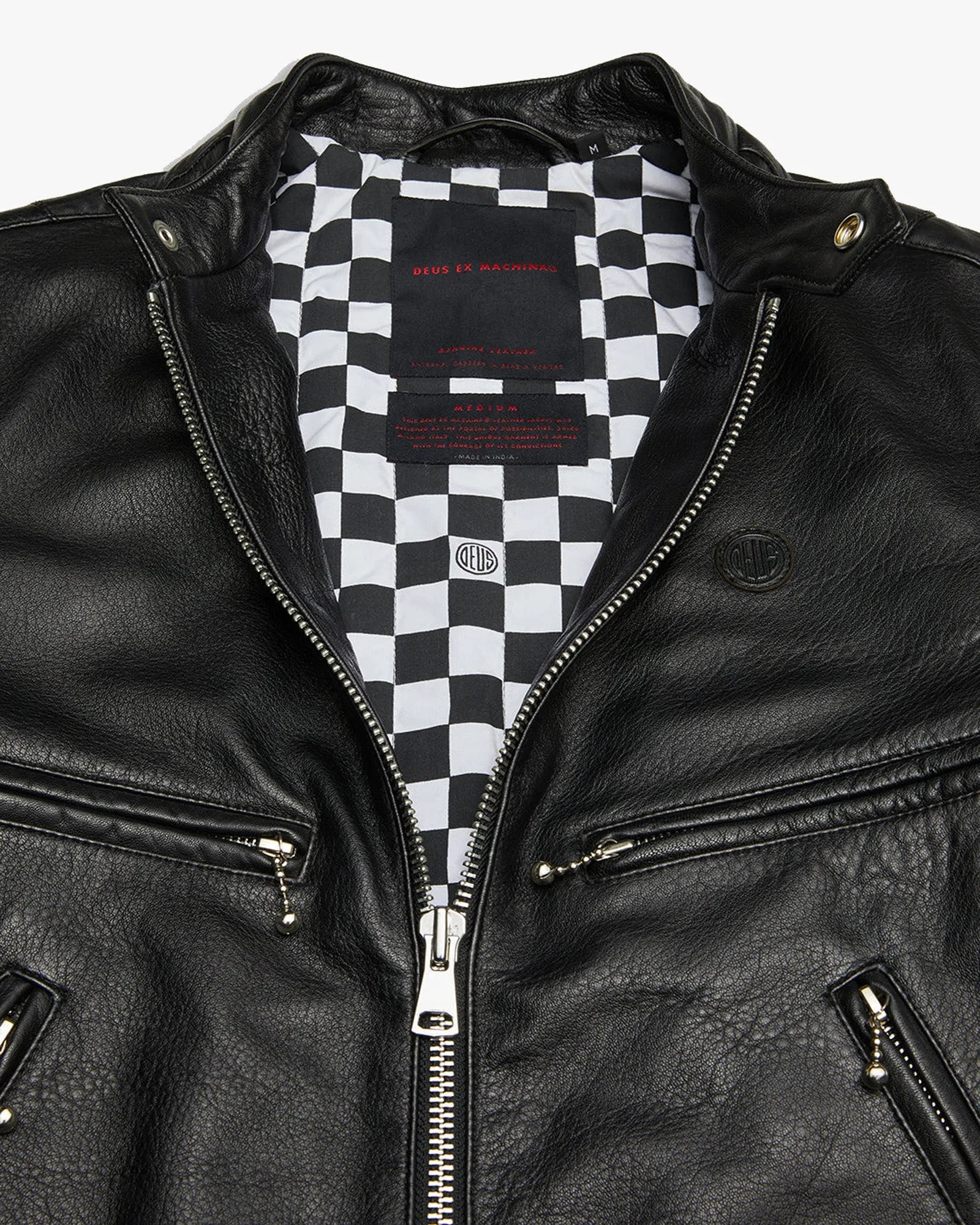 Deus Ex Machina Thunder Leather Jacket - Black