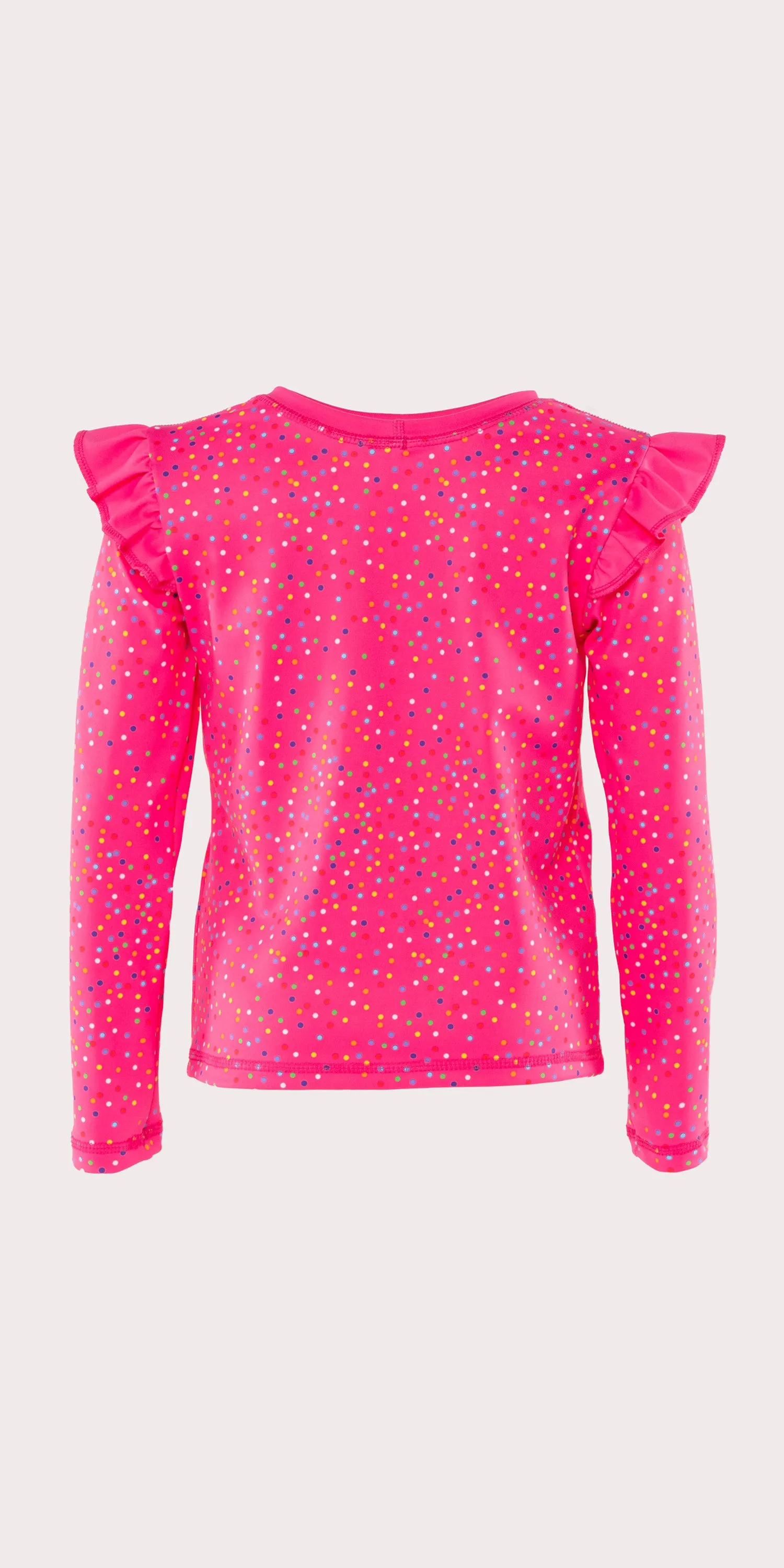 Donut Sprinkle - Kids Ruffle Long Sleeve Top